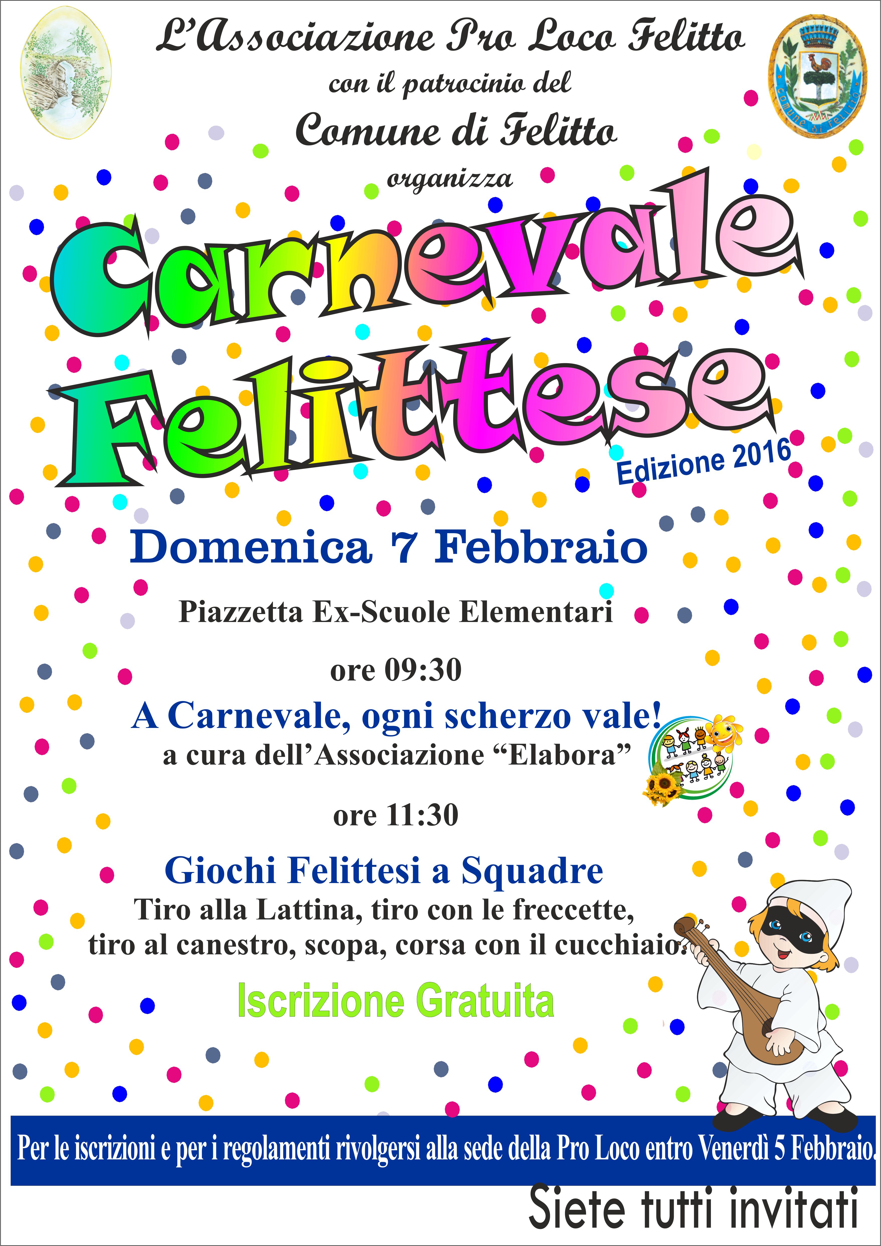 Carnevale Felittese 2016